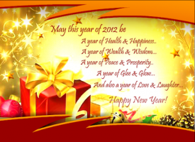 Happy New Year 2012 to our readers!