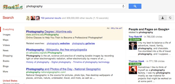 Google Search Is Google+’D! Search Plus Your World With Personal Results [Video]!