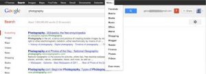 New Google+ black bar replacing Google+ menu