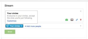 Customizing Your Circles in G+