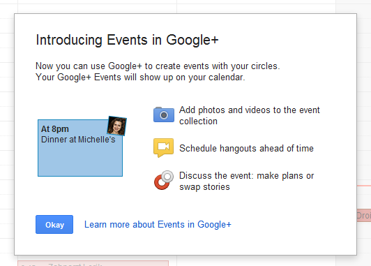 Google+ Events Is Spotted in the Wild : Scheduling Hangouts Coming?