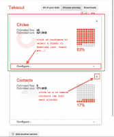 export import of google+ circles in csv vcard pdf or html format