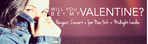 Google+ Valentine’s Day Hangout Concert by Daria Musk