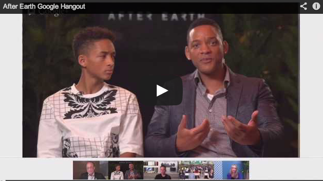 Will Smith and Jaden Smith in This After Earth Movie Google+ Hangout [Video]