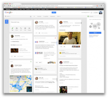 New google+ layout released