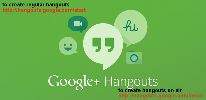 New Permanent Links to Create Regular Hangouts and Hangouts on Air (HOA)