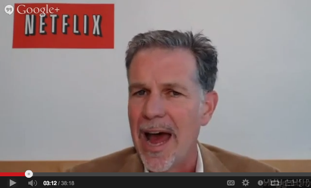 Netflix Uses Google+ Hangouts on Air for Q2 2013 Earnings Interview