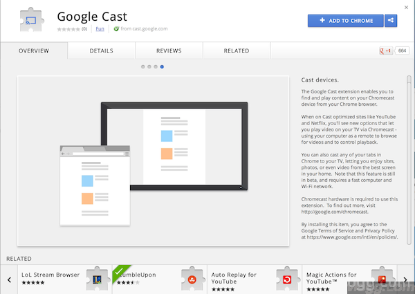 Google Cast – Chrome Extension to Broadcast to Your Cast Devices