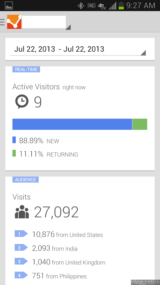 Подключение google analytics android