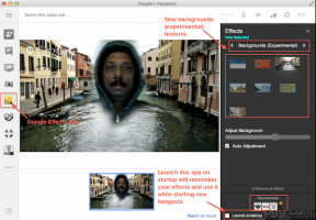 Hangout backgrounds in Google Effects App