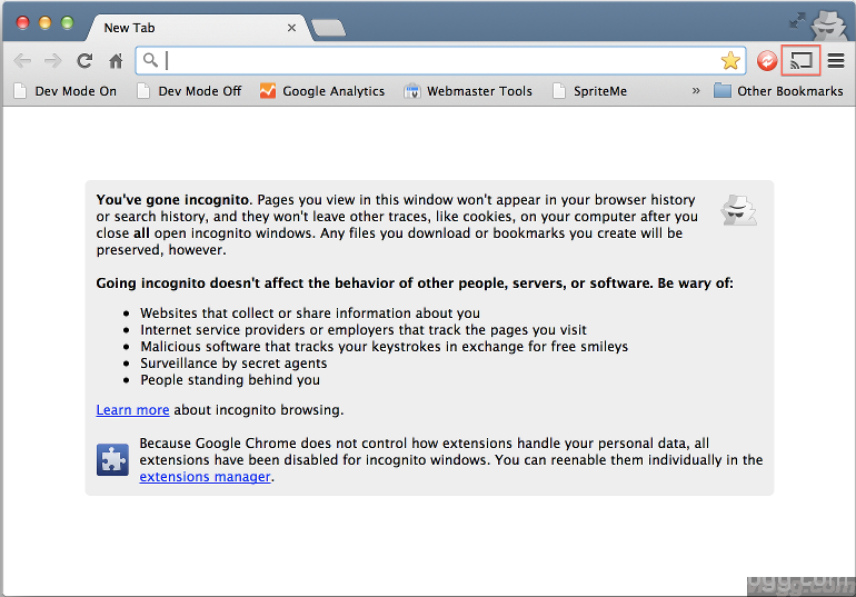 How to Chrome Cast your Chrome in Incognito mode? • vlogg.com