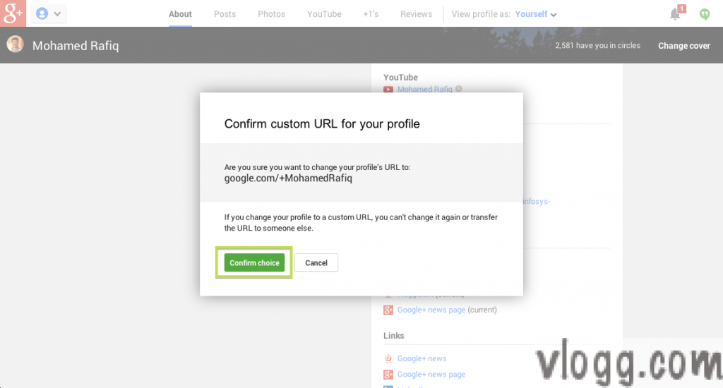 How to Claim Your Google Plus Custom URL?