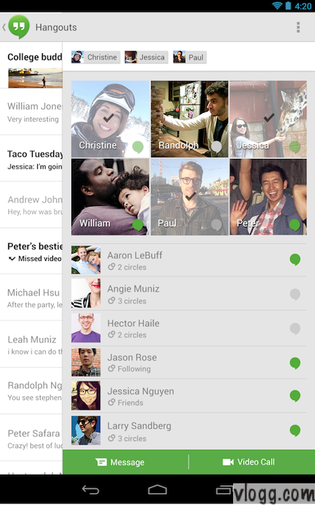 Now See Who Is Online Using New Android Hangouts App!