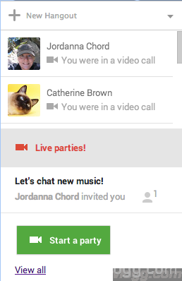 How to Find Live Hangout Parties in Google+?