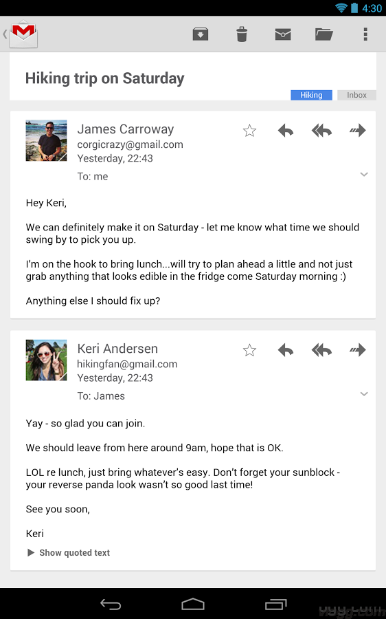 Gmail Android App Updated With Beautiful New Card Layout