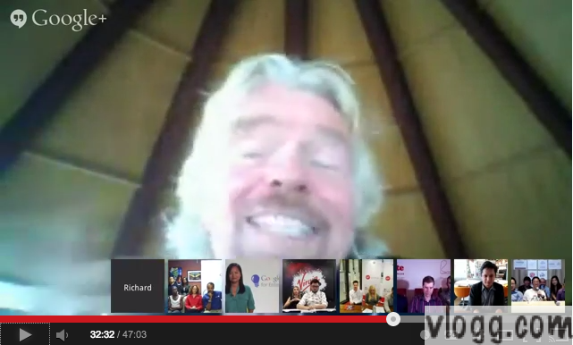 Entrepreneurs Hangout With Richard Branson and Ben Silbermann Video