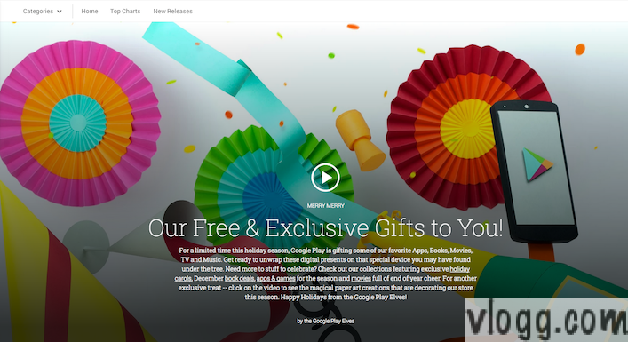 Google Play Offers Free and Exclusive Gifts for 2013 Holiday Season