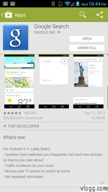 Google Search Android App 3.1.24.941712 Released With Traffic Incidents, Voice Actions, Package Cards Features!