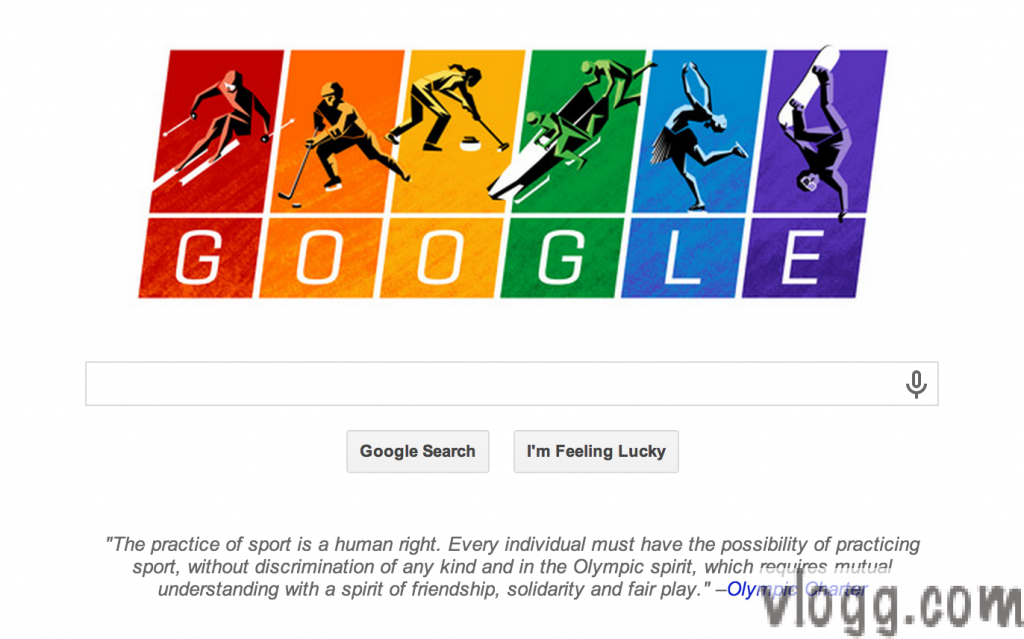 Olympic Charter Google Doodle Today Honors Sochi Olympics 2014!