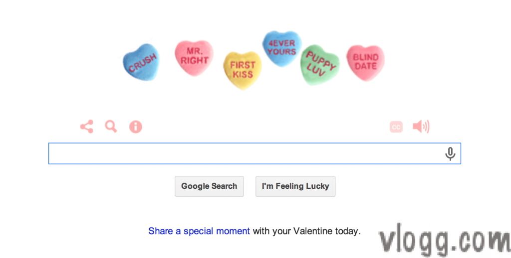Google Doodle for Valentines Day 2014 [Video]