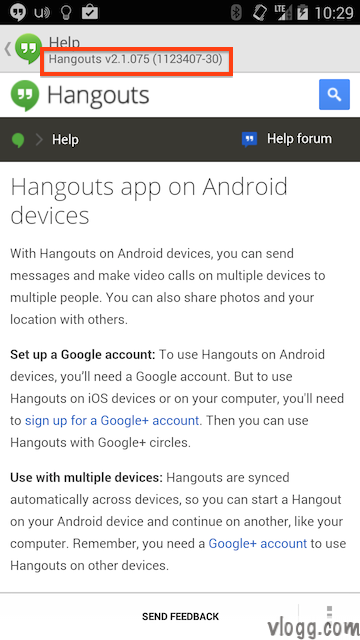 Hangouts Android App Ver 2.1.075 Released: Merged SMS Conversations, Widgets Added