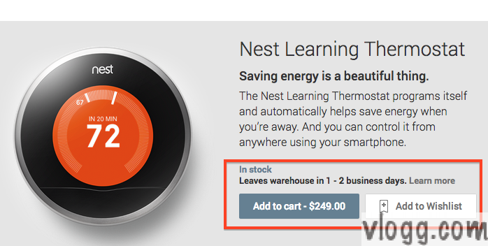 Nest Learning Thermostat Appears for Sale on Google Play Store