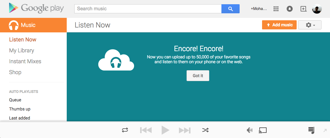 free google play music code