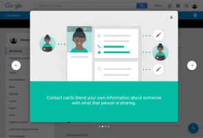 Google Contacts Card