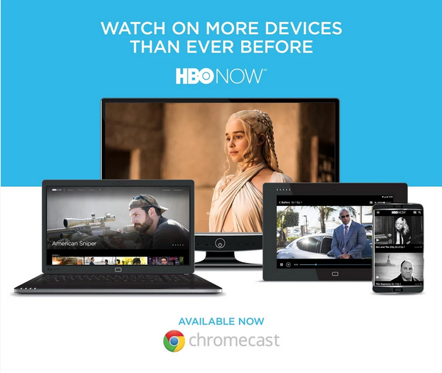 hbo max chromecast not showing up