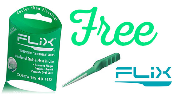 Free Sample Of Flix Dental Floss Sticks