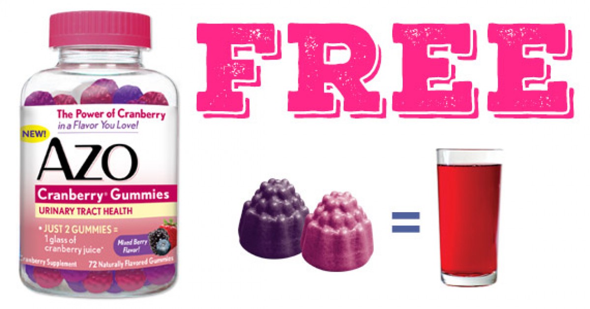 Free Sample of AZO Cranberry Gummies