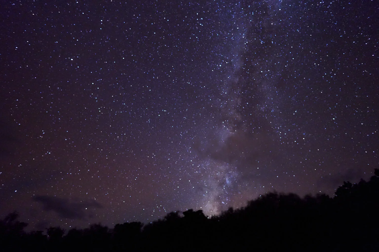 旧ヘリポートの星空(母島)