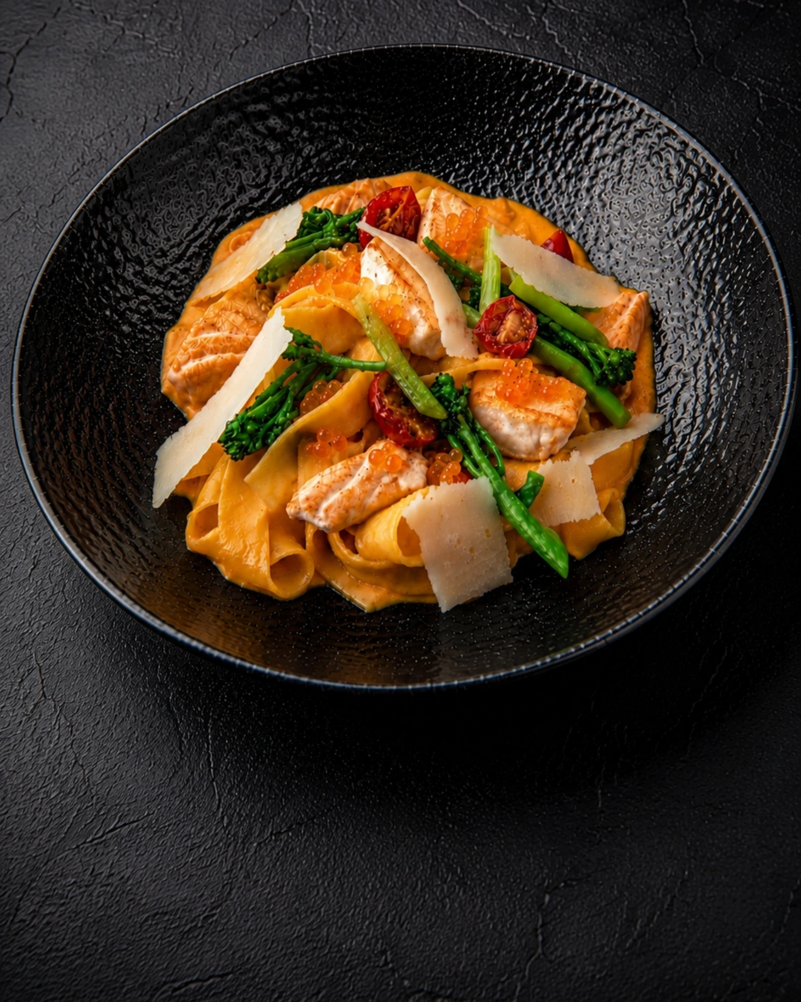 PAPPARDELLE WITH SALMON