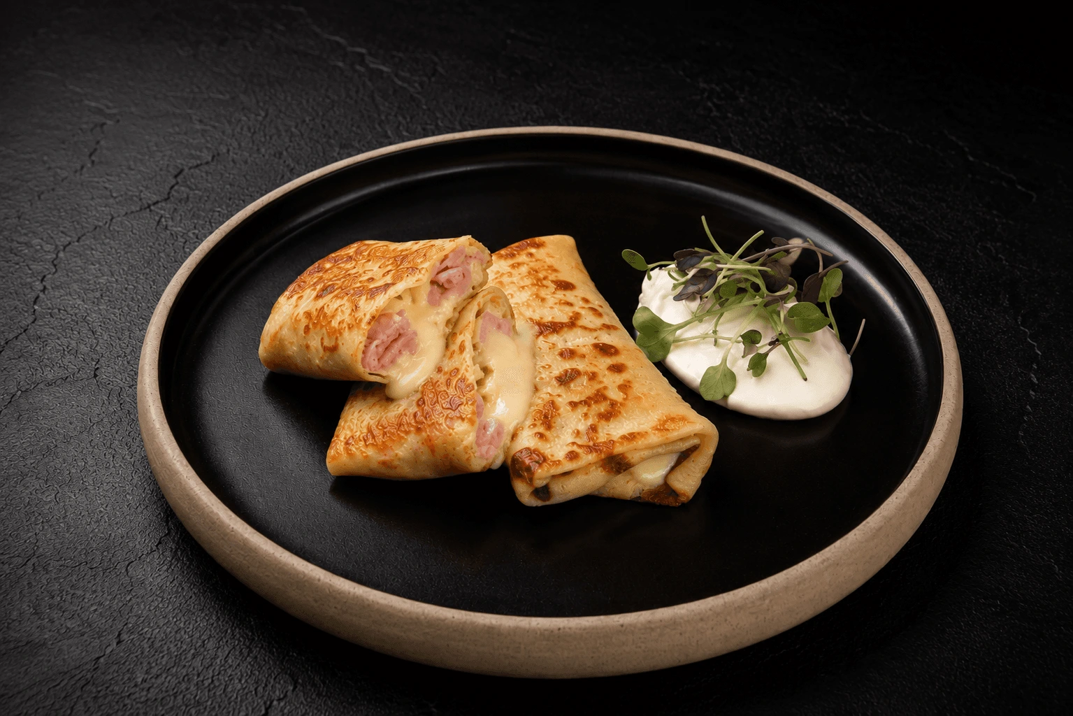 BLINIS JAMBON-FROMAGE