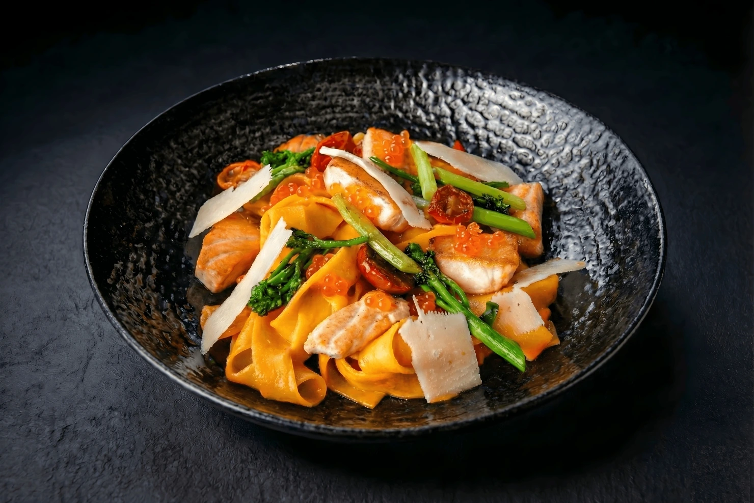 PAPPARDELLE AU SAUMON