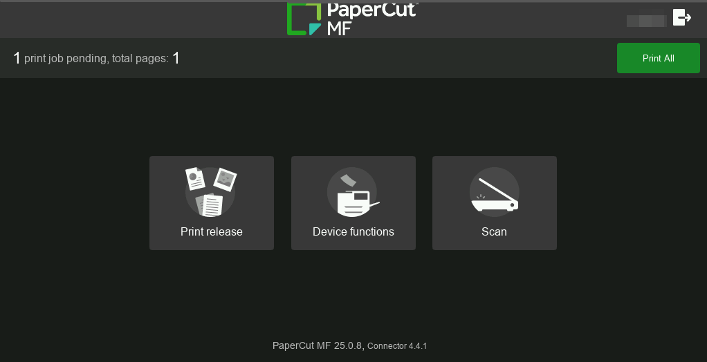 home screen after modern ui