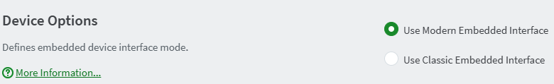 PaperCut MF Device Options