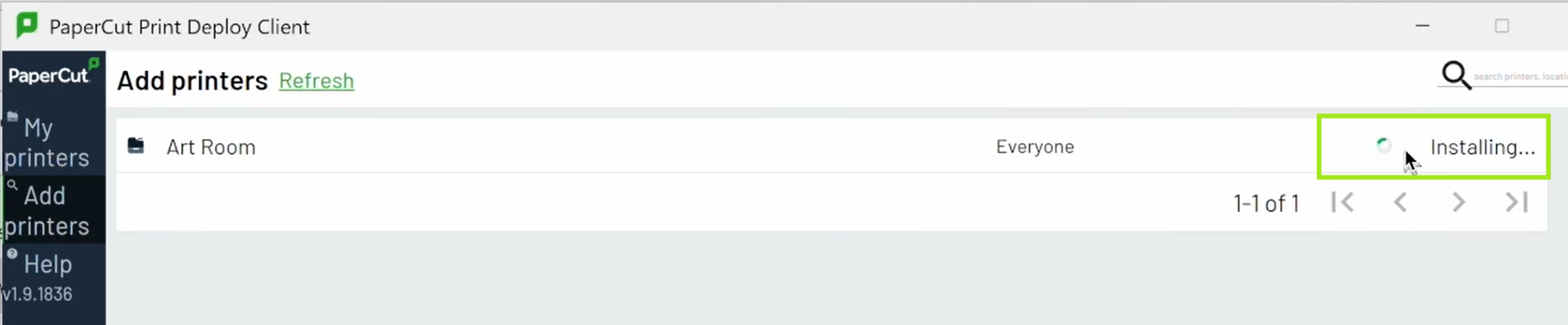 PD_Installing printer
