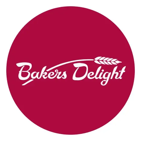 Bakers Delight name in a red circle