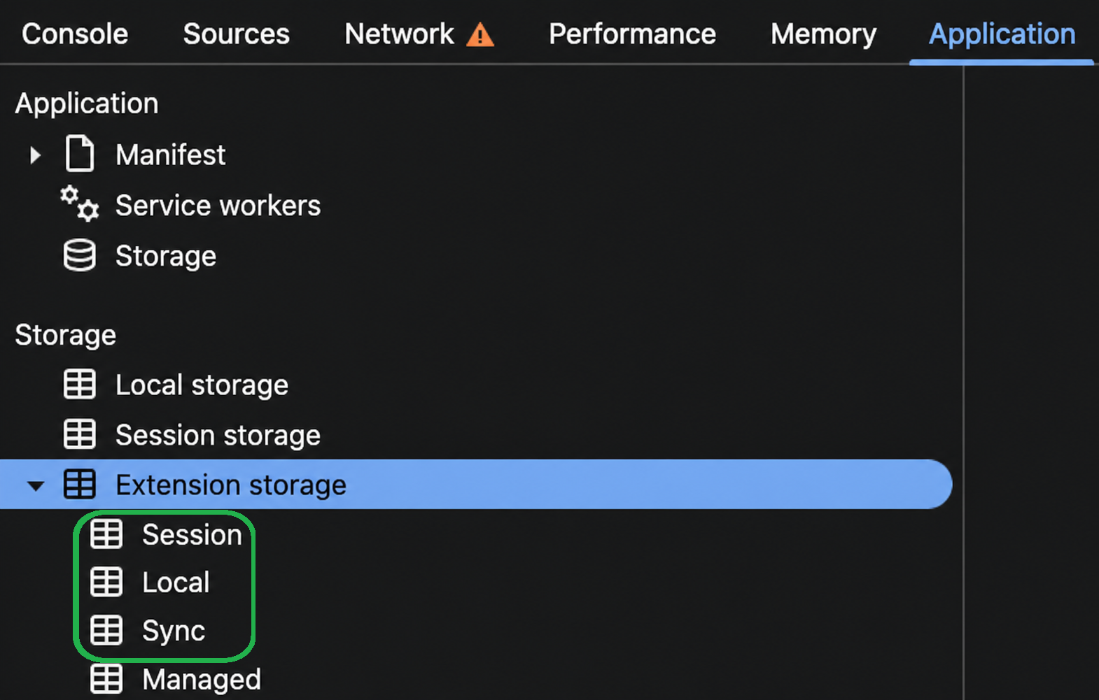 Chrome Extension storage