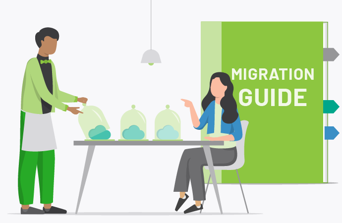 person considering cloud options, similar to below