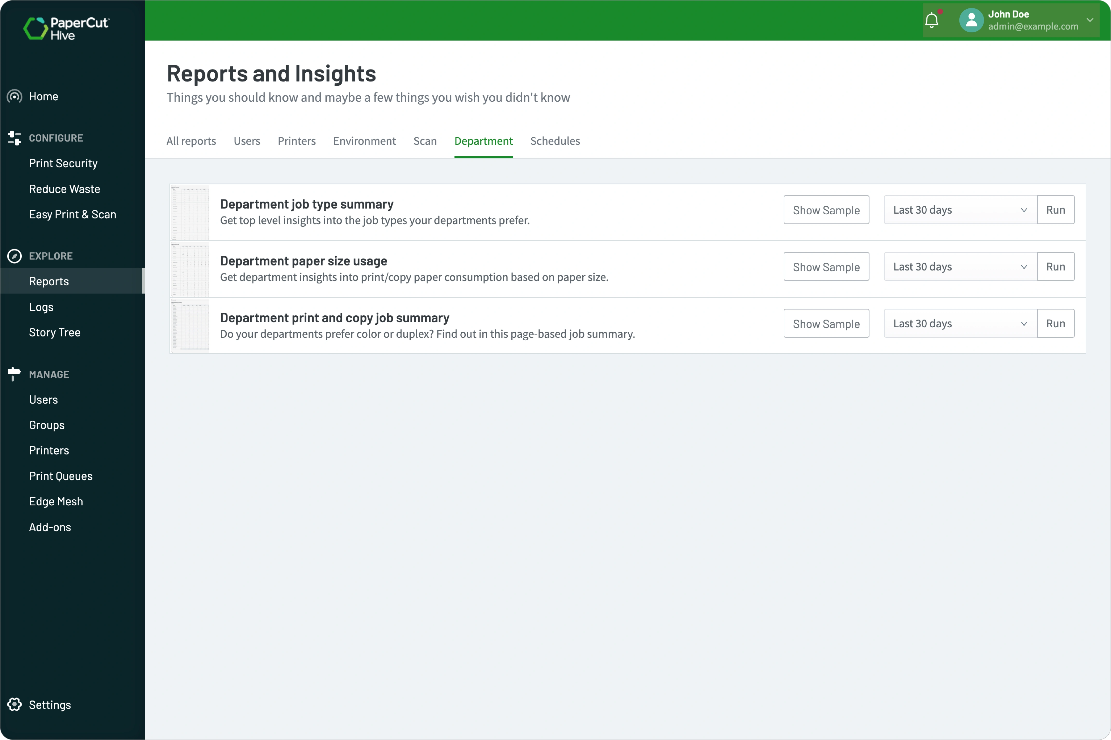 Bring your organizational structure directly into your reporting to make budgeting simpler.
