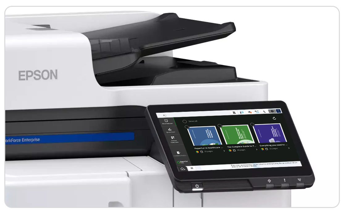 Epson MFD with PaperCut Hive Full Embedded app installed