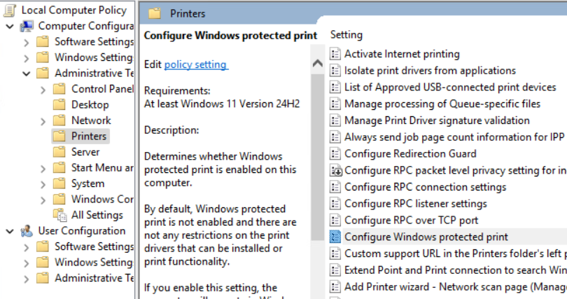 papercut wpp group policy approach