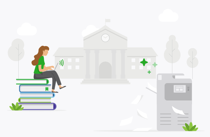 remote printing in higher education