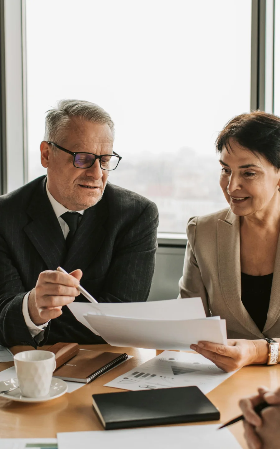 legal office with 2 people 