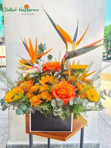 Lẵng hoa tặng sinh nhật Quận 7 - Shop hoa Dalat Hasfarm