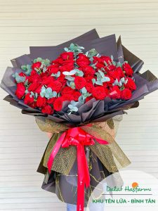 Bó hoa hồng tình yêu - Shop hoa tươi khu Tên Lửa