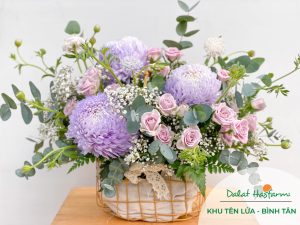 Mẫu Giỏ hoa/ lẵng hoa đẹp - Shop hoa tươi khu Tên Lửa, Bình Tân