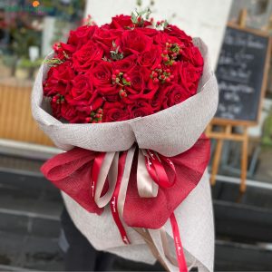 Bó hoa hồng Cần Thơ - Dalat Hasfarm